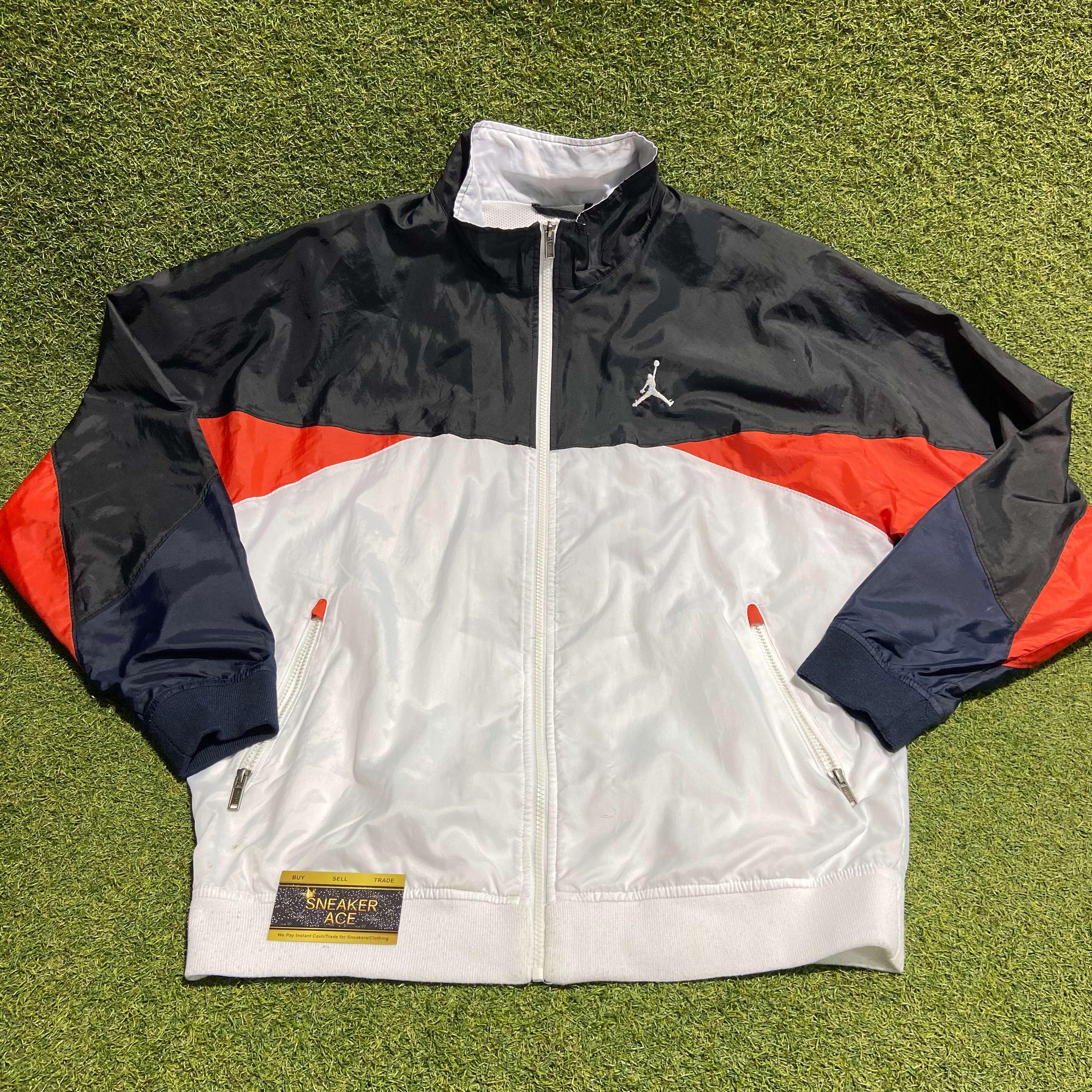 White Jordan Jacket: L