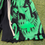 Thumbnail: Green Black Vertabrae Skull Sweatshorts: M