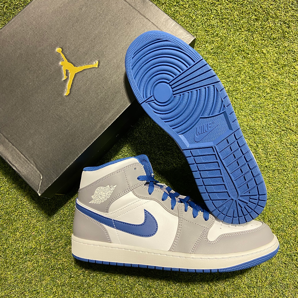 Thumbnail: Cement True Blue Mid 1s: 12