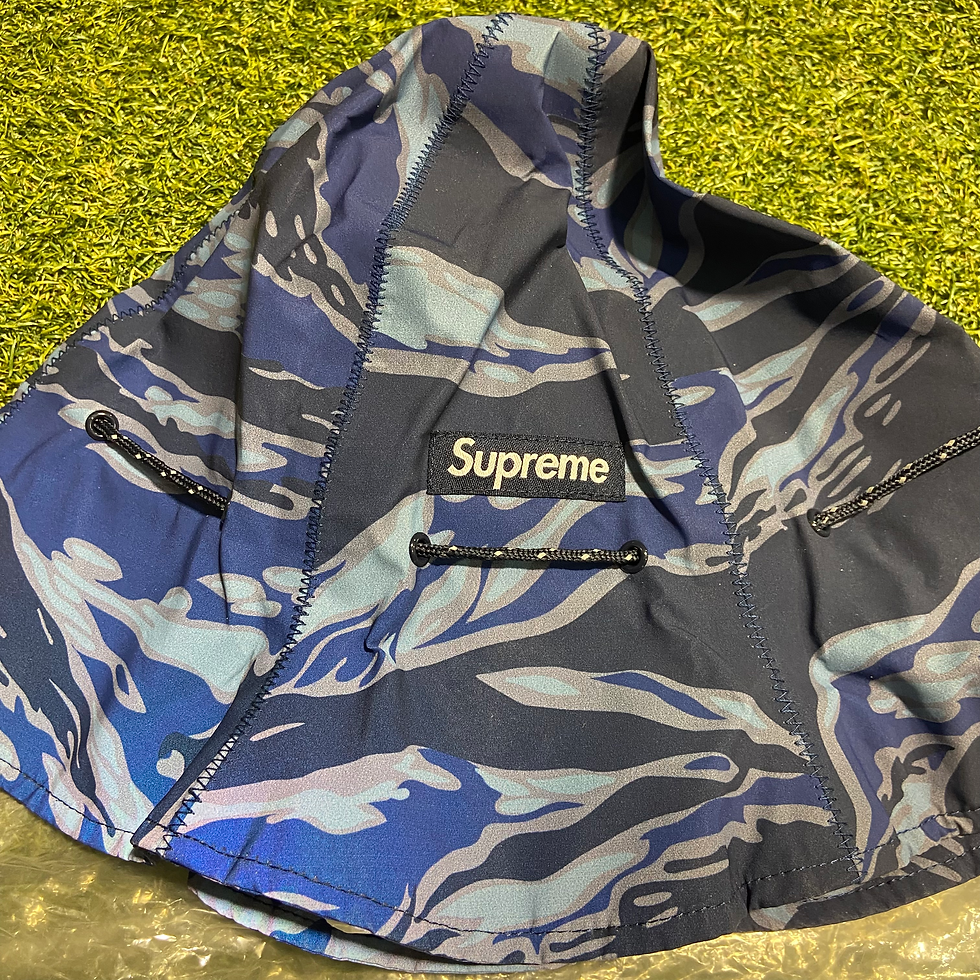 Thumbnail: Supreme Tiger Camo Reflective Tulip Hat Blue