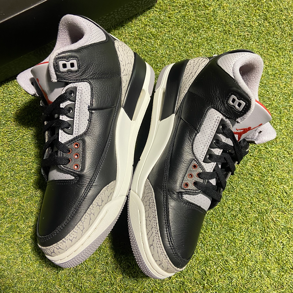 Thumbnail: 2024 Black Cement 3s: 9