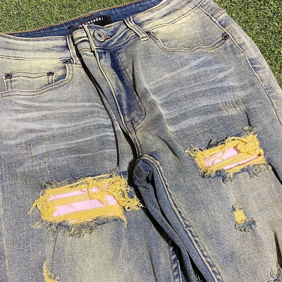 Thumbnail: Gold Denim Pink Serende Jeans: 30