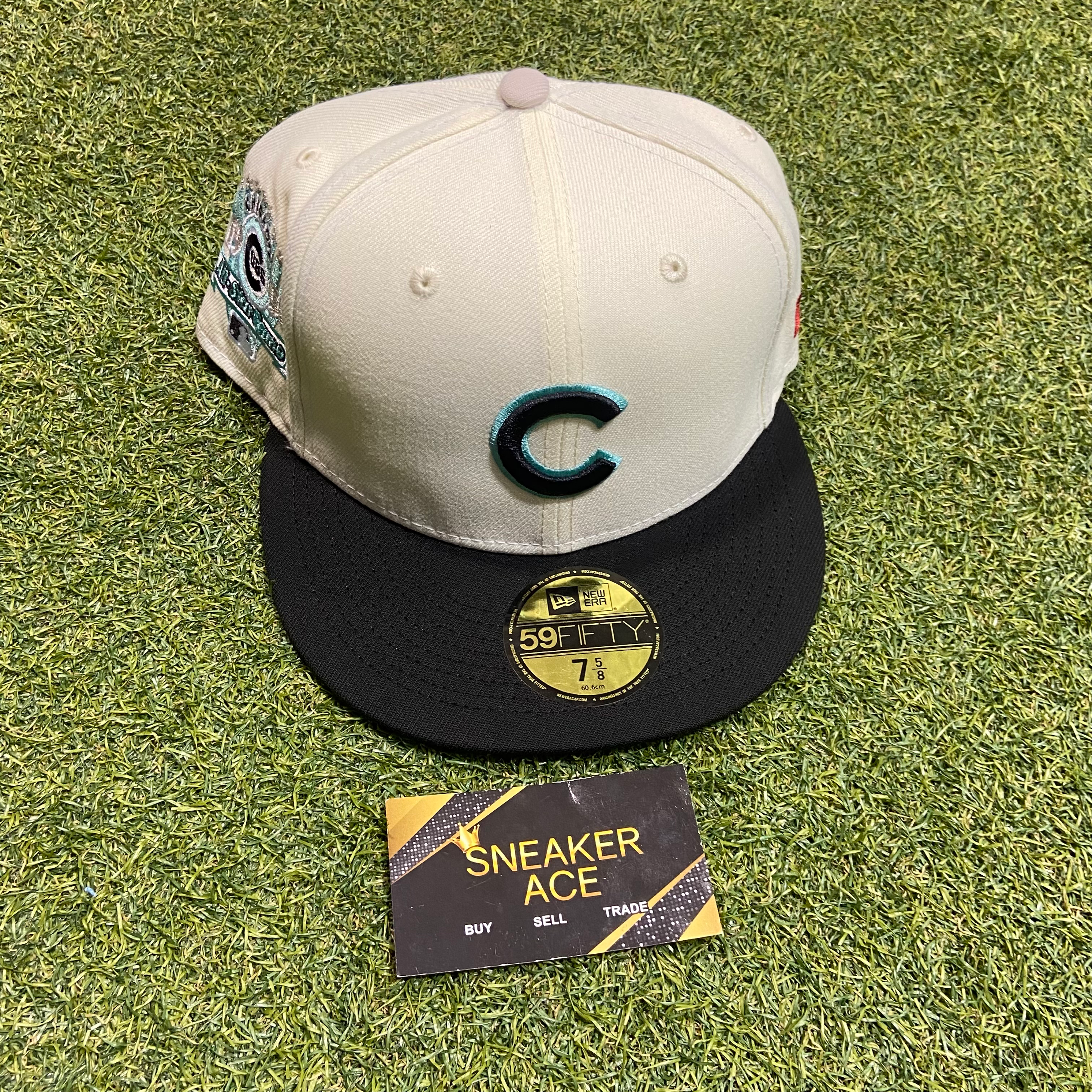 Beige Chicago Cubs 1990 All Star Game Fitted: 7 5/8