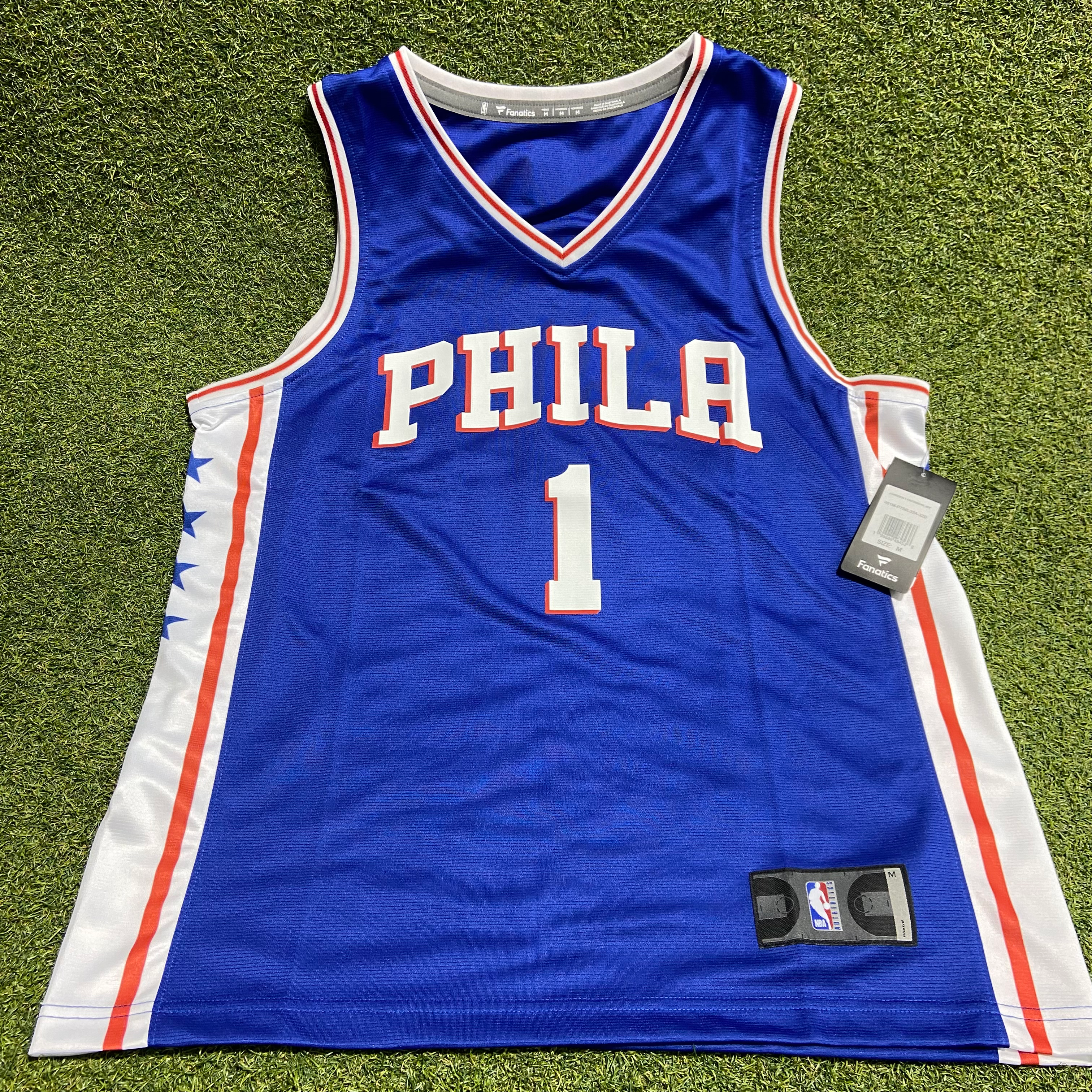 Philadelphia 76ers Harden Fanatics Jersey Blue: M