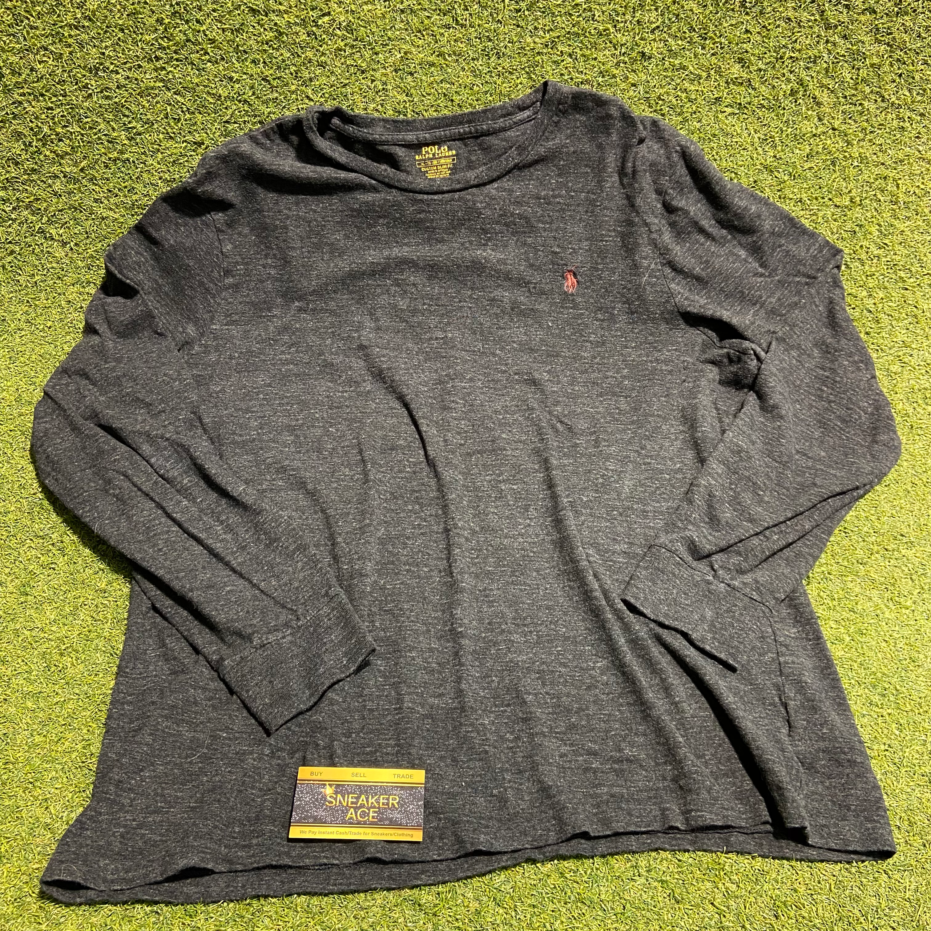 Grey Ralph Lauren Longsleeve: XL