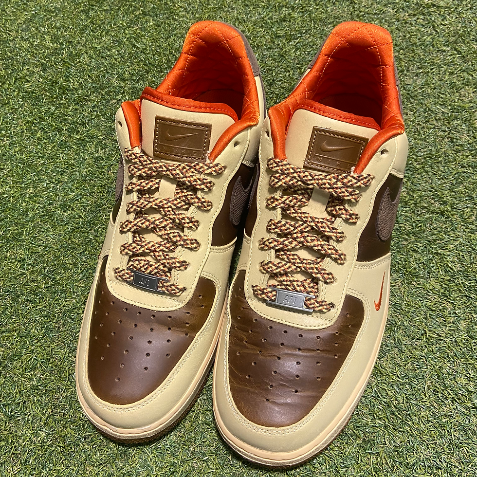 Thumbnail: Light British Tan Cacao Wow Air Force 1 Low: 9.5