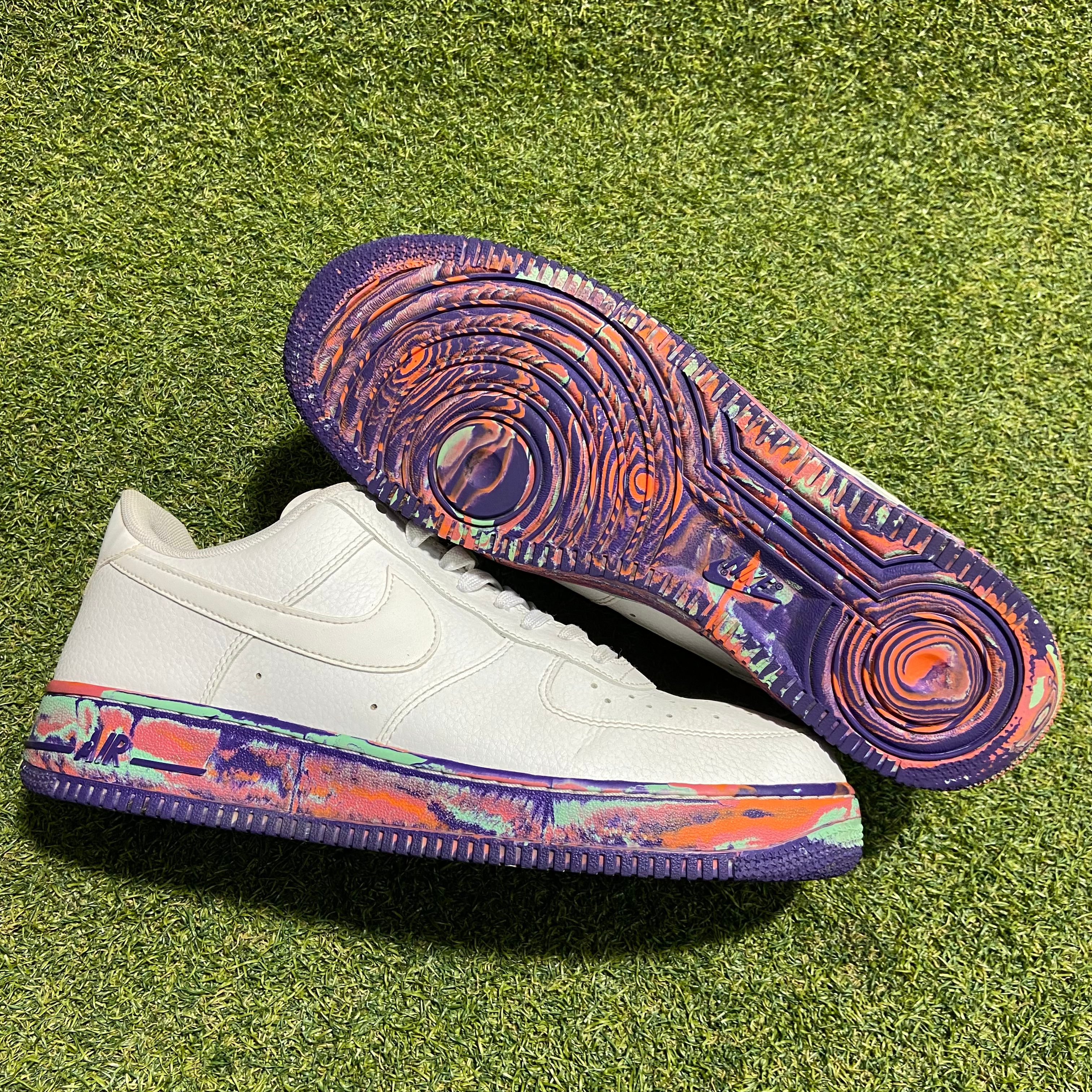 Multi Color Marble Air Force 1 Low: 10.5