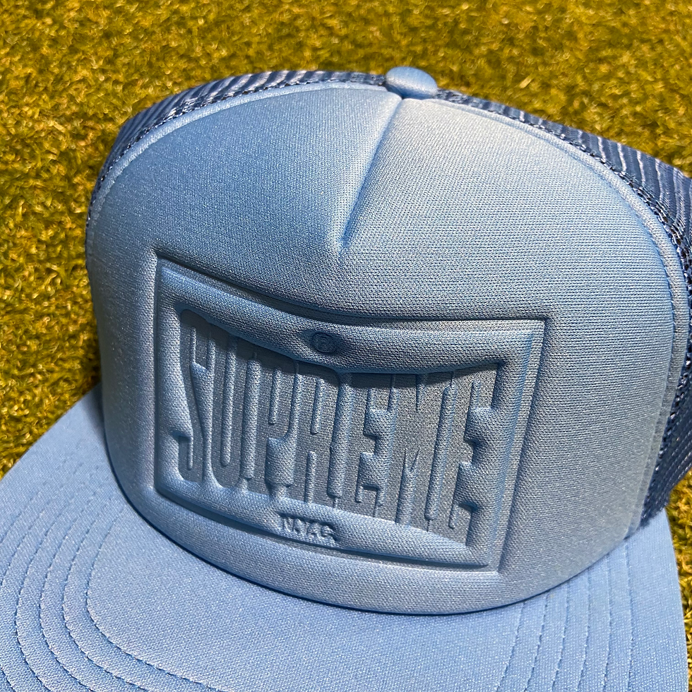 Thumbnail: Supreme Stamped Mesh Back 5 Panel Light Blue