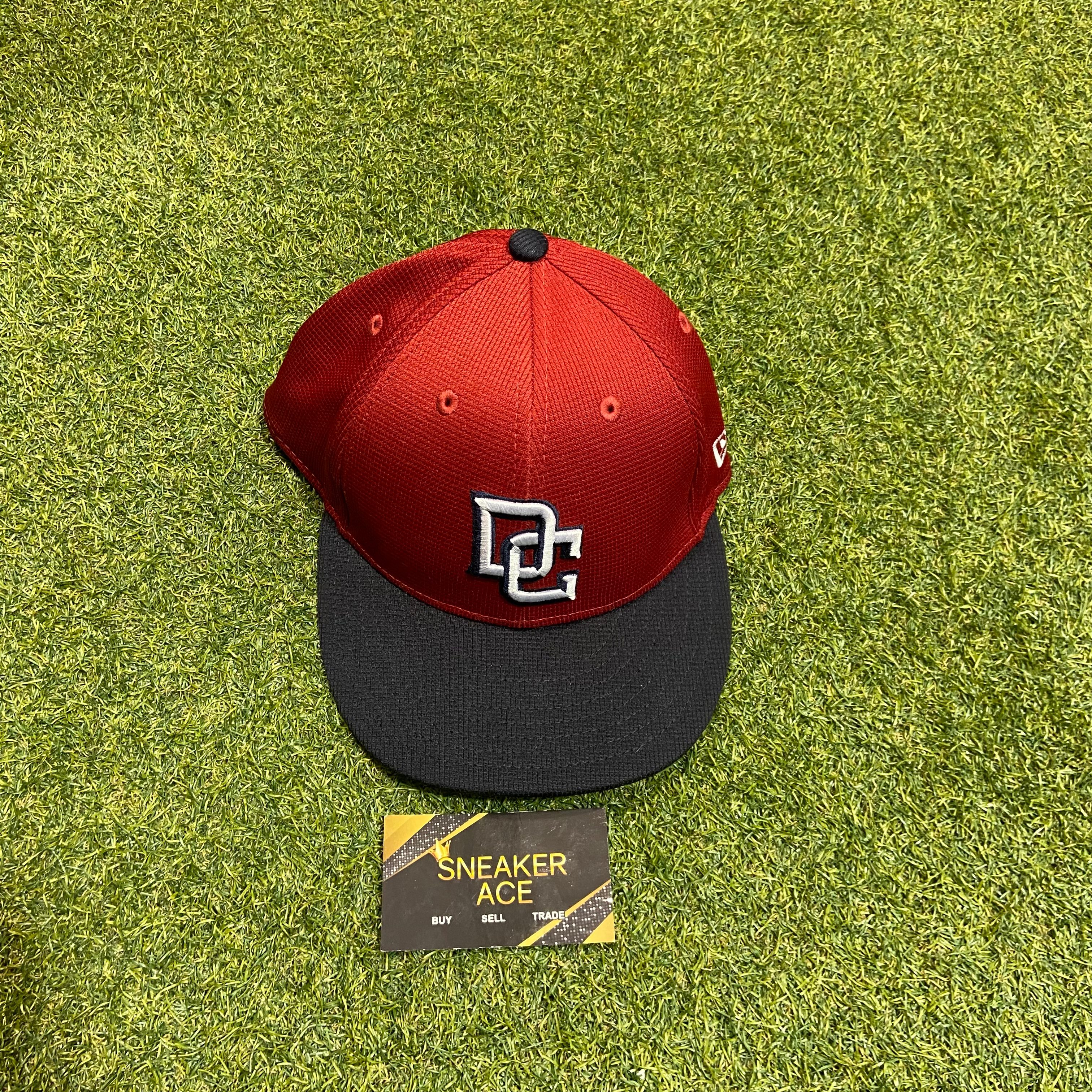 Red Washington Nationals Fitted: 7 5/8