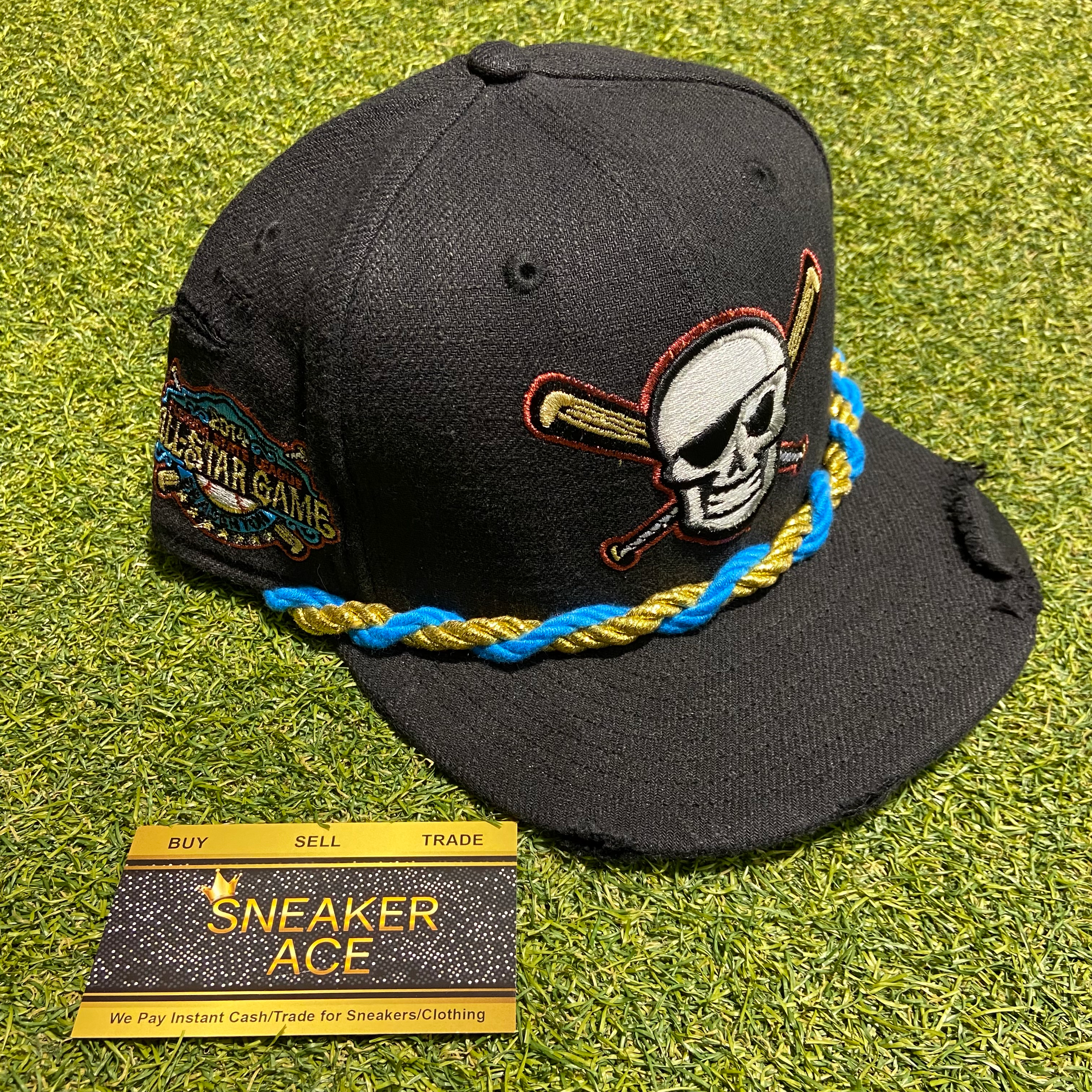 Black Bradenton Marauders Fitted: 7 3/4