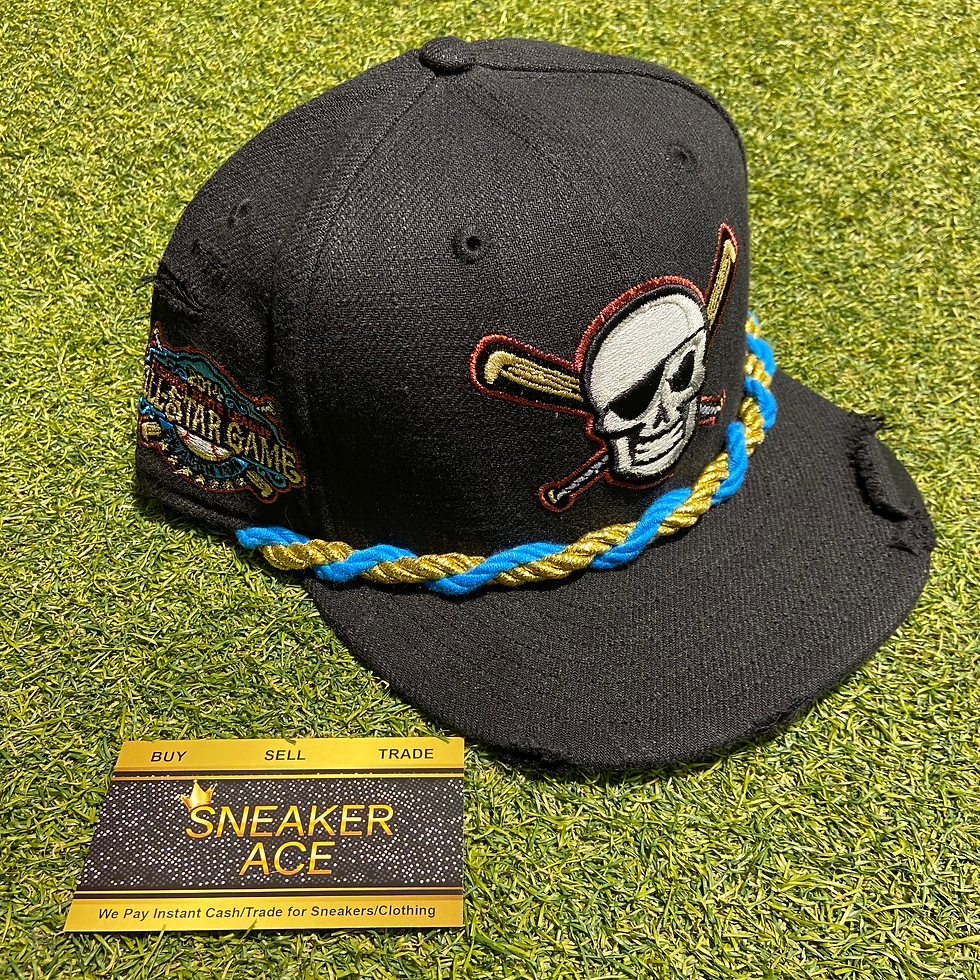 Thumbnail: Black Bradenton Marauders Fitted: 7 3/4