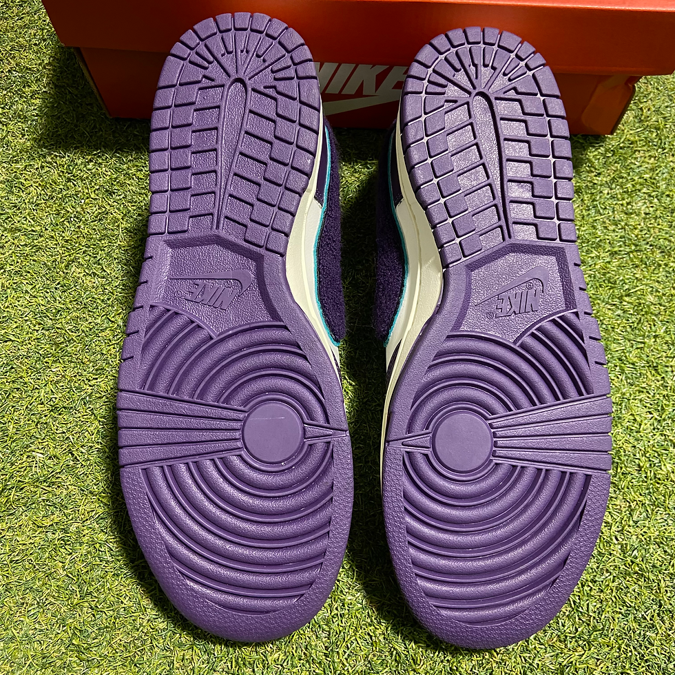 Thumbnail: Grand Purple Chenile Swoosh Dunk Low: 10