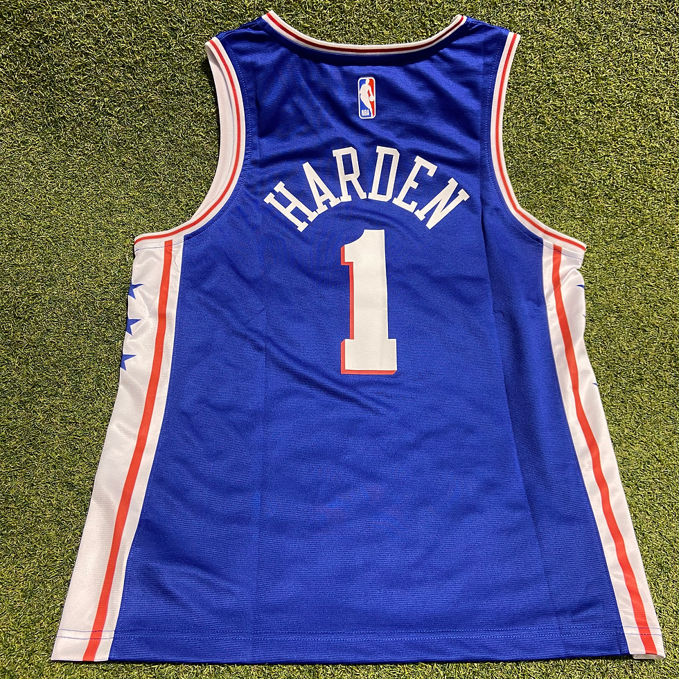 Thumbnail: Philadelphia 76ers Harden Fanatics Jersey Blue: M
