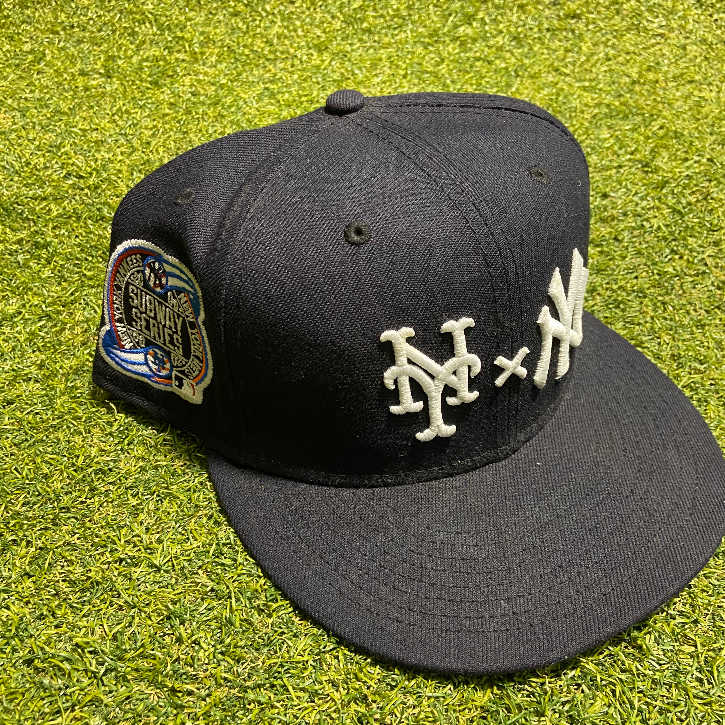 Navy New York Mets x New York Yankees Fitted: 8