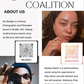 Holistic Coalition About Us featuring Ibi Okadja and Markey Martin.