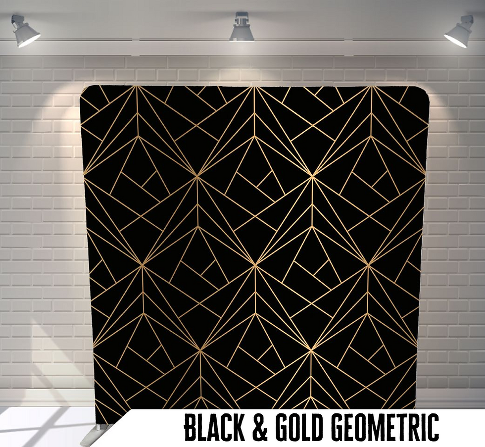Black & Gold Geometric