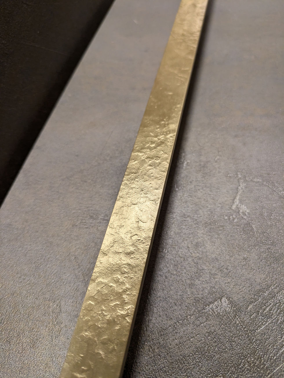 unique piece of brass handle