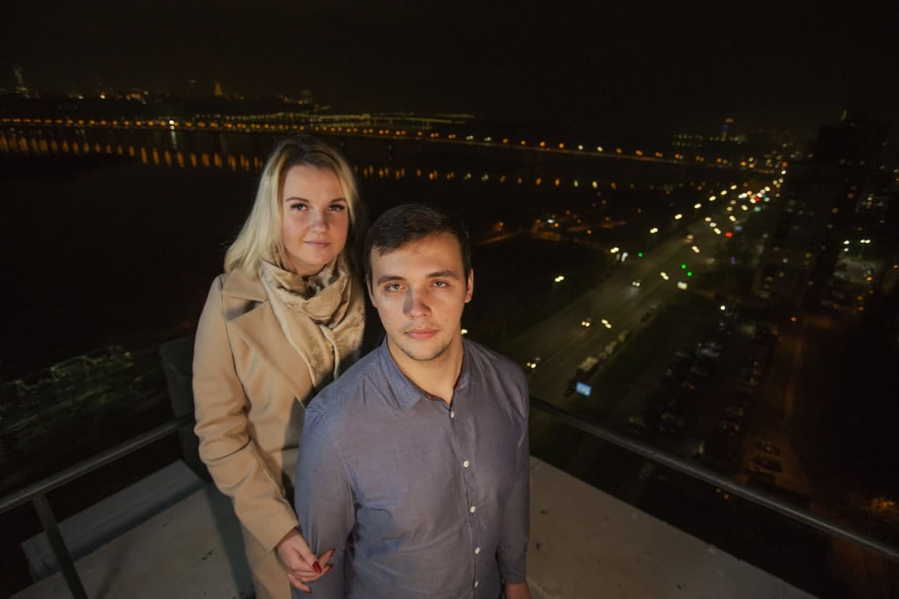 свидание на крыше, Киев