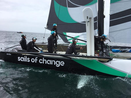 Un beau week-end pour l'équipe Sails of Change