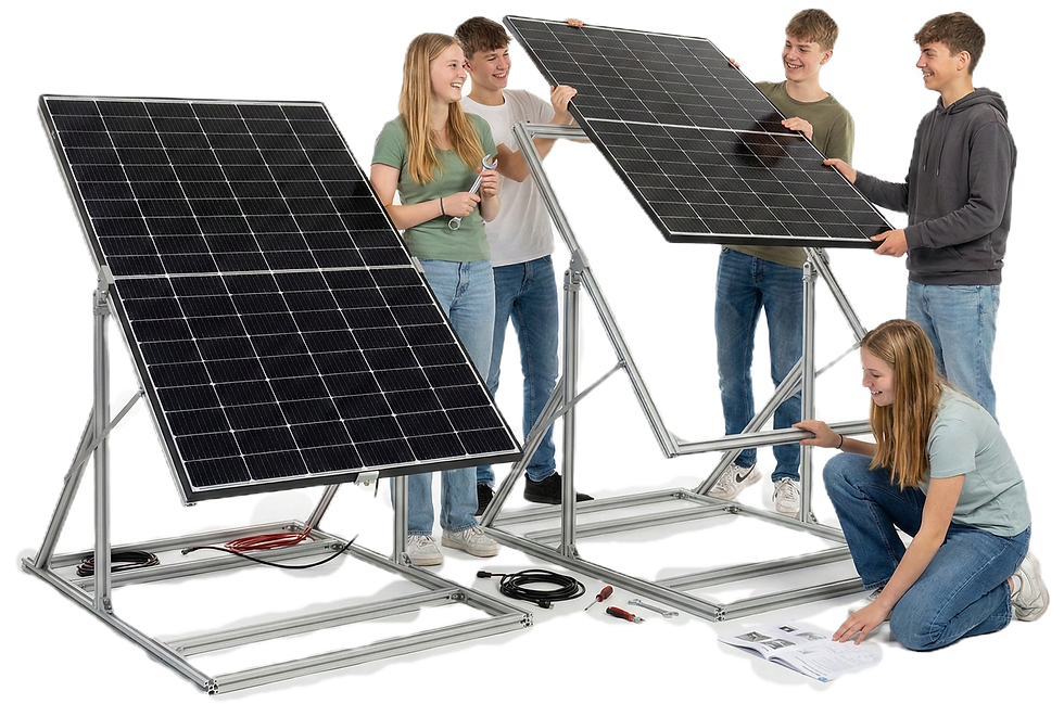 Die Pädagogische PV-Anlage von Solarbildung