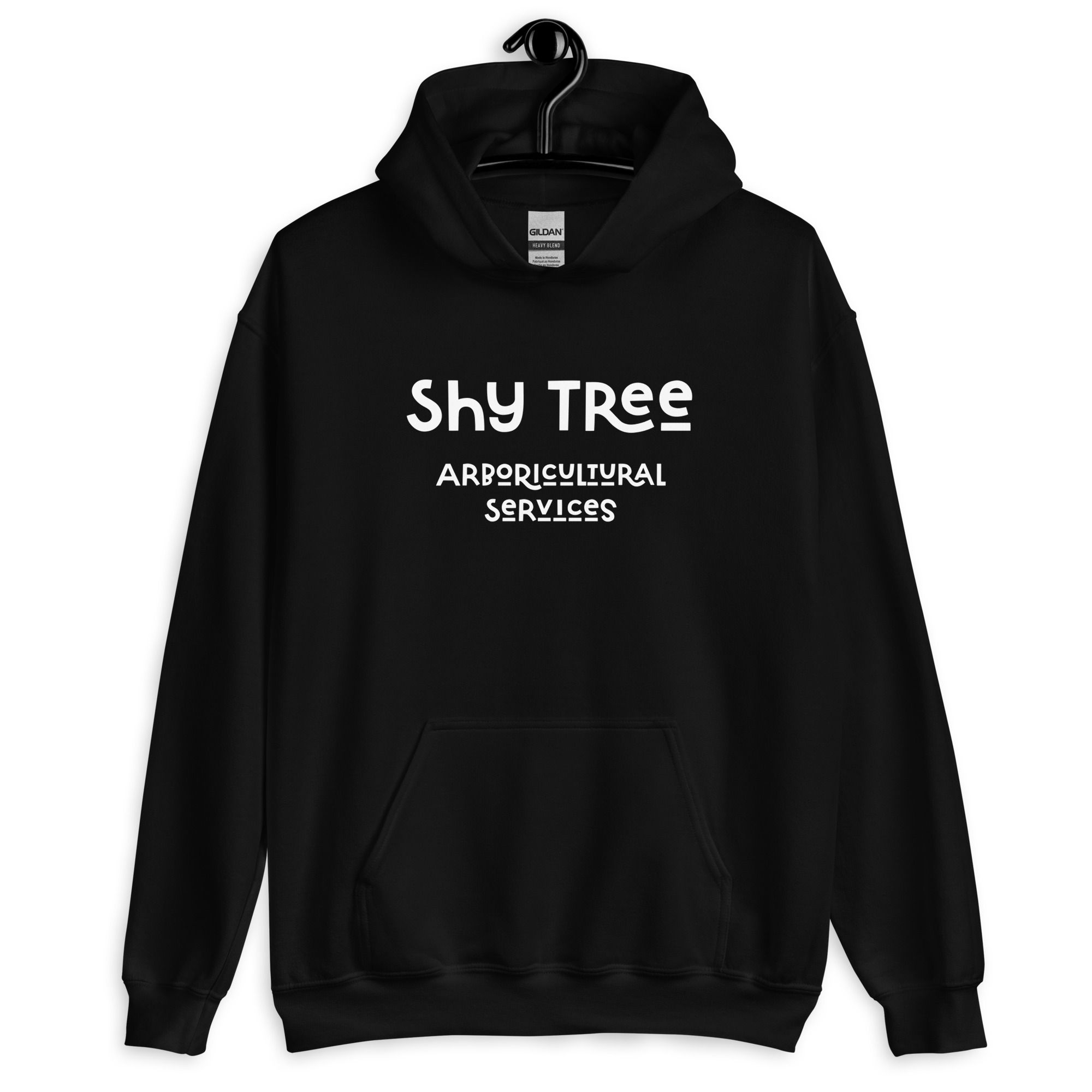 Shy Tree Print Unisex Hoodie