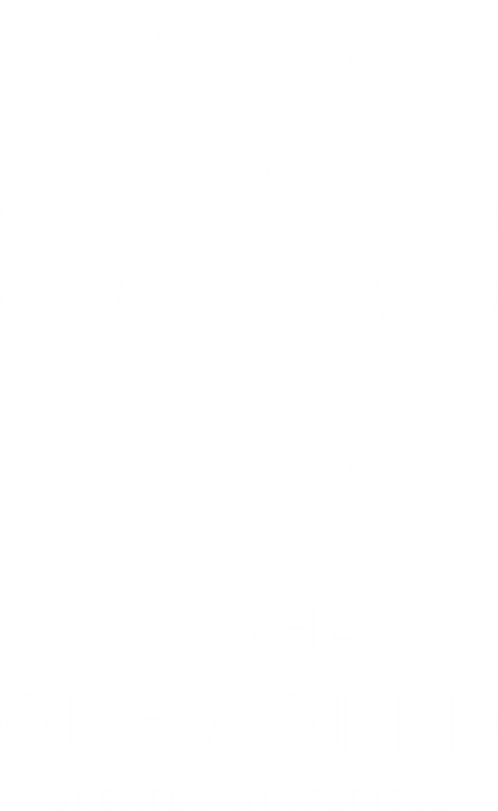 Decorative geometric pattern inspired by the SOBHA OneWorld design identity