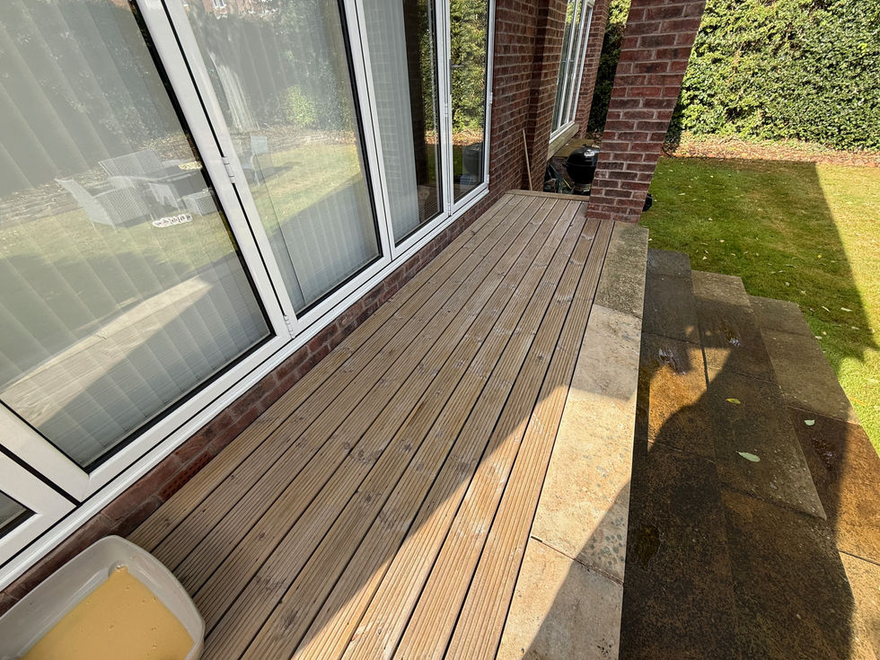 Decking cleaning