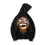 Miniature : Black hoodie with a lion graphic and the word "Fantastic" displayed on the back.