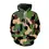 Miniature : Camouflage pattern hoodie. Sporty Men Thick Hoodie. Green, brown, and tan design.