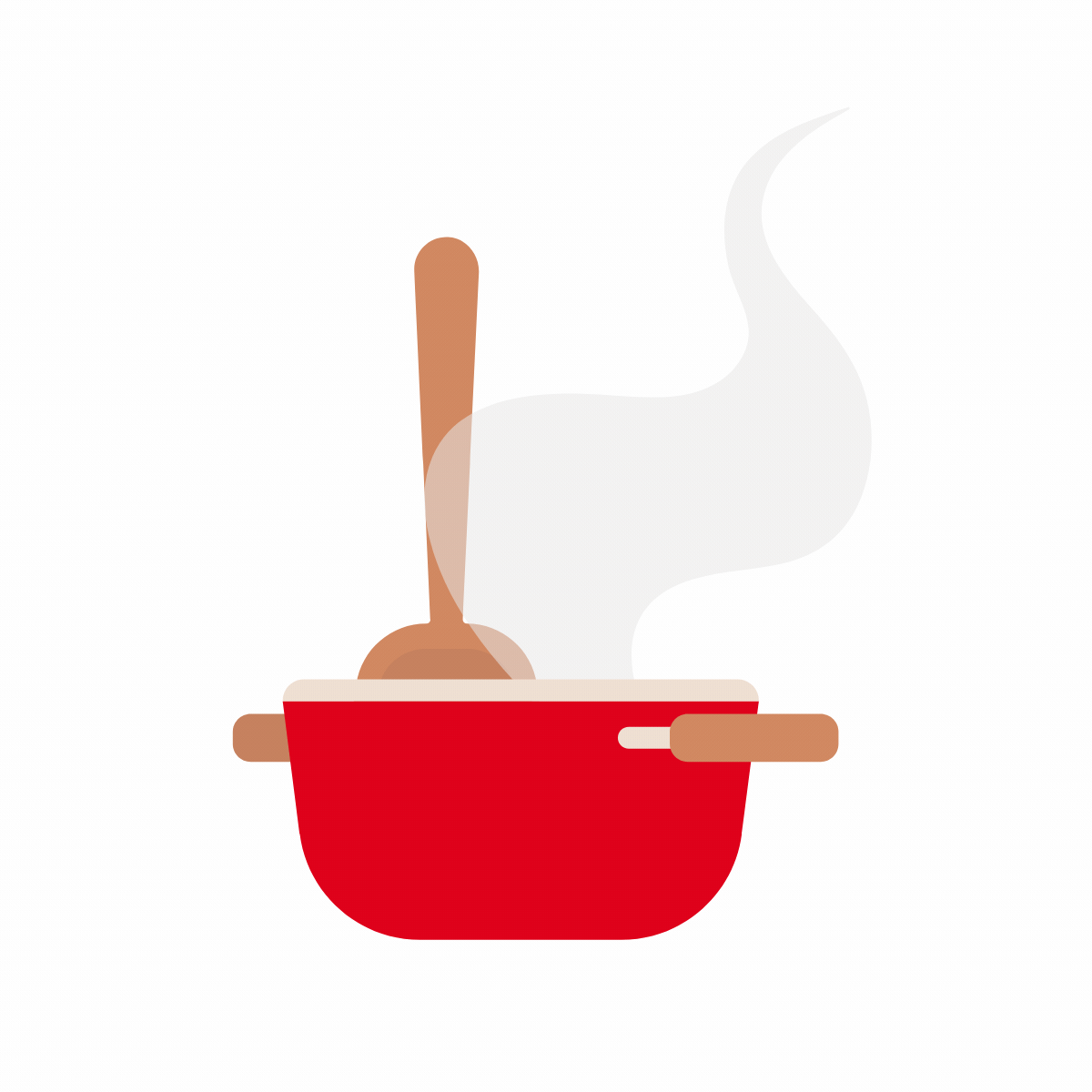 cooking pot with moving spoon.gif