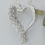 Thumbnail: GENUINE 1.29 Cts DIAMONDS VS2 QUALITY HEART PENDANT 10k White Gold