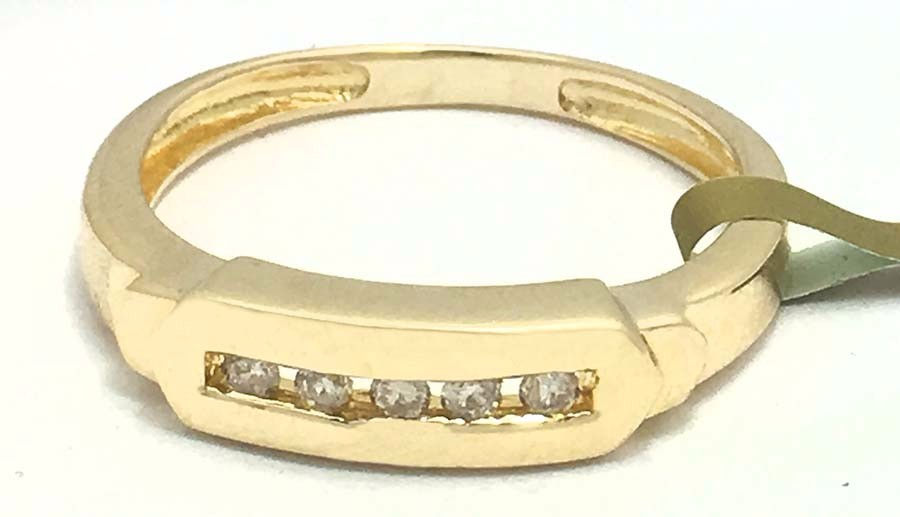 Genuine 0.75 carats Diamond Ring 14k Yellow Gold