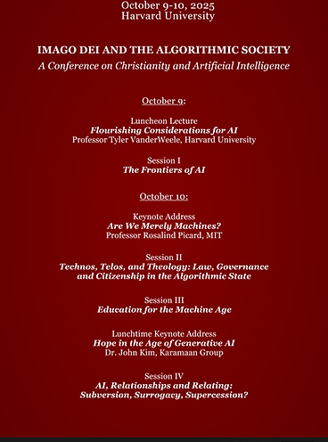 IMAGO DEI AND THE ALGORITHMIC SOCIETY