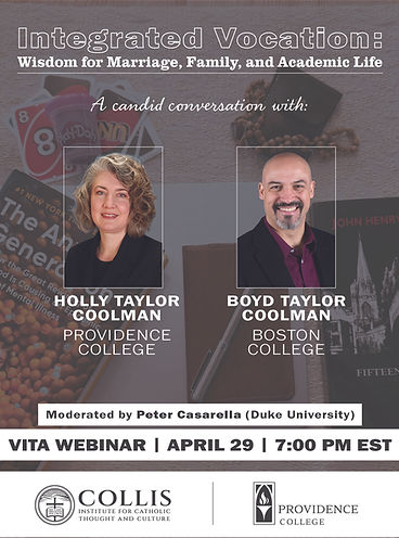 INTEGRATED VOCATION: WISDOM FOR MARRIAGE, FAMILY, AND ACADEMIC LIFE