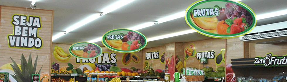 Sinalização de loja