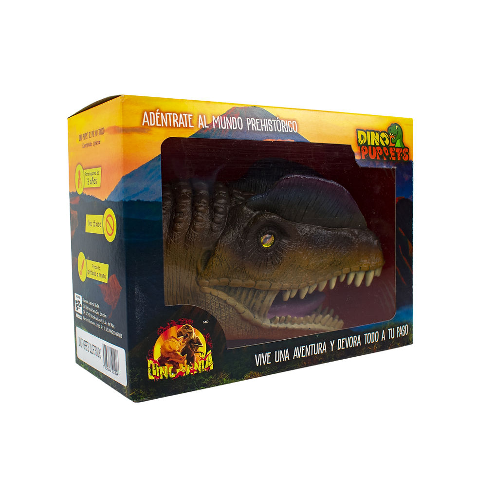 Miniatura: Dino Puppets Dilofosauro - 929
