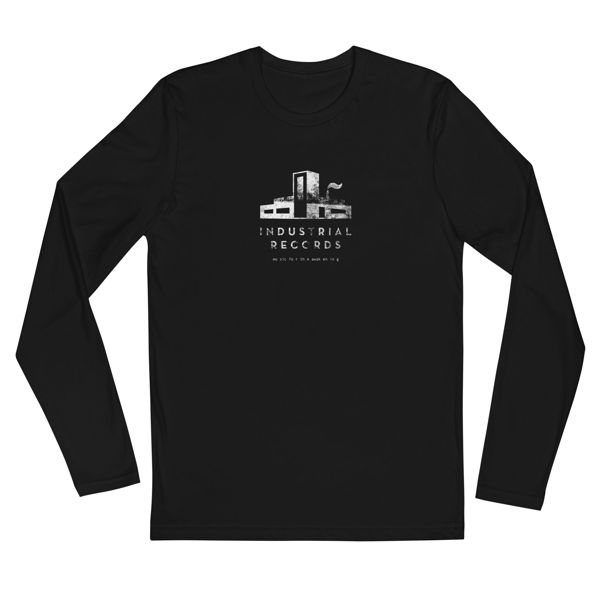 INDUSTRIAL RECORDS (weathered logo) LONG SLEEVE