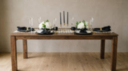 Black Gold Tablescape Kit | Modern Elegant Dinner Party Decor