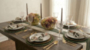 Earth Tone Tablescape Kit | Organic Modern Setting | Elegant Dinner Decor