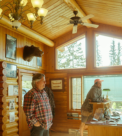 Duncan and Jesse in Stewarts Lodge