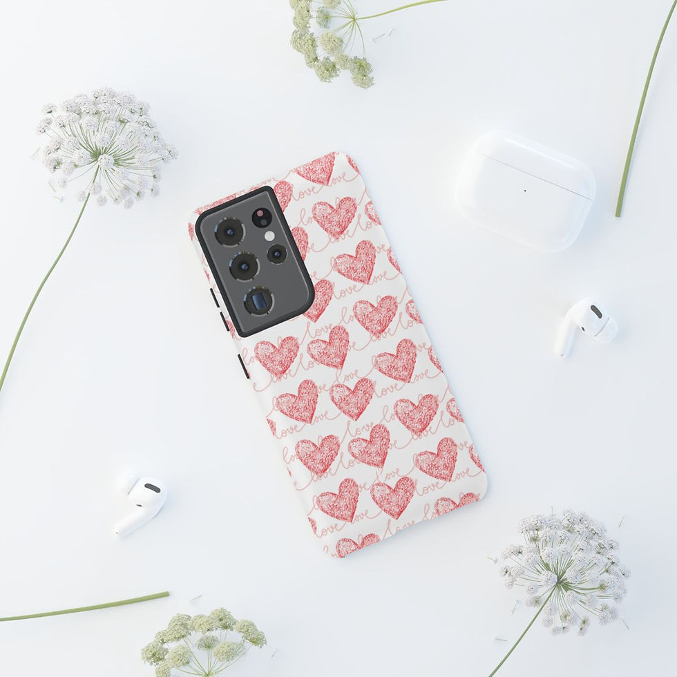 Thumbnail: Love Heart Cell Phone Case for Valentines Day Gift For Her
