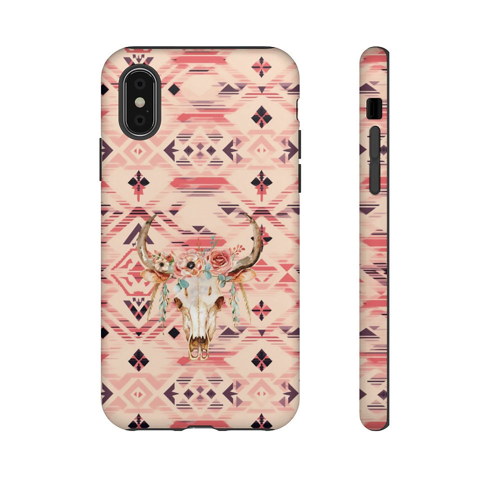 Thumbnail: Pink Aztec Western Phone Case for iPhone Country Girl Cowgirl Case Phone Cover 