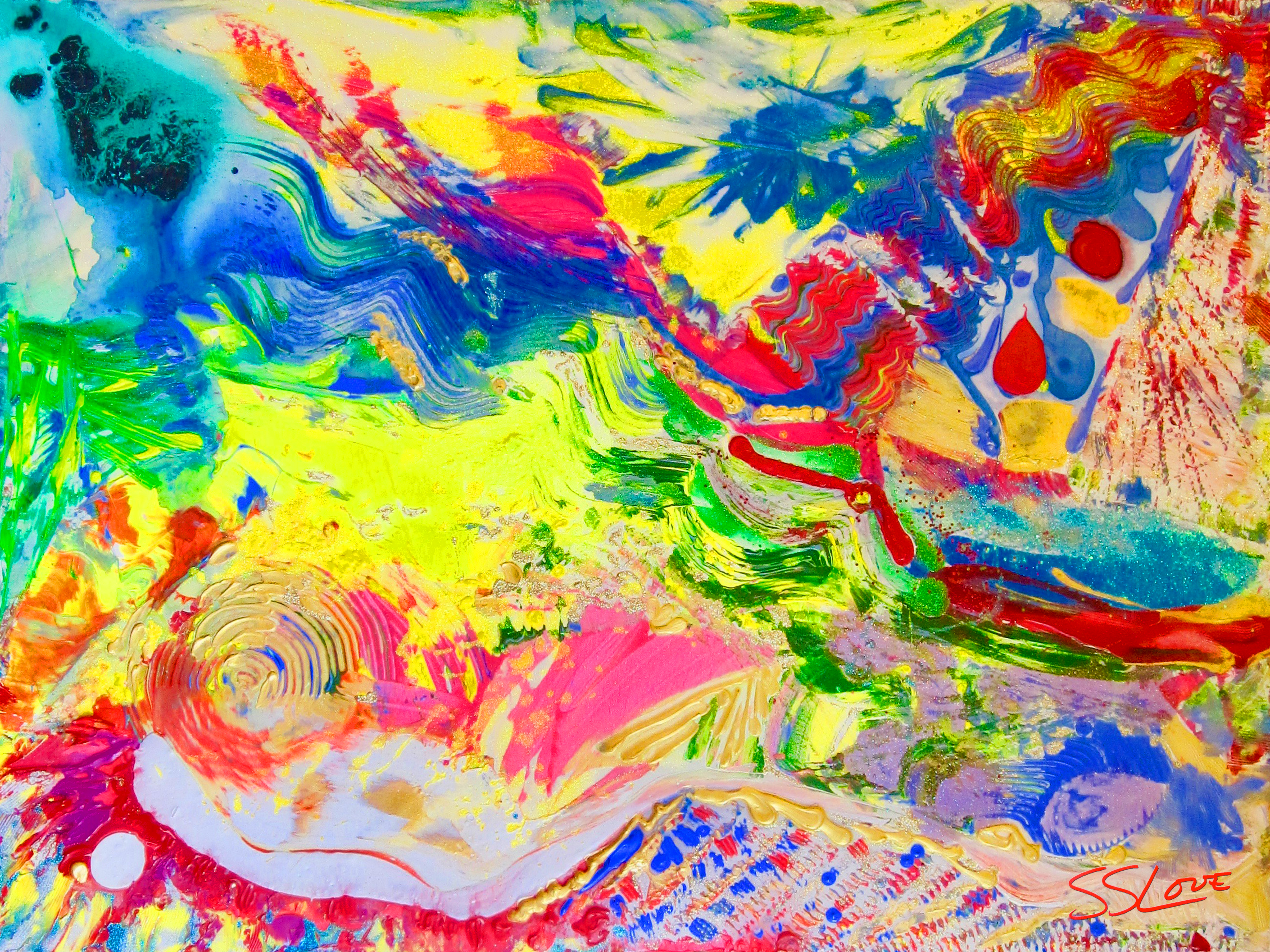 Hand of God SS Love 48x36
