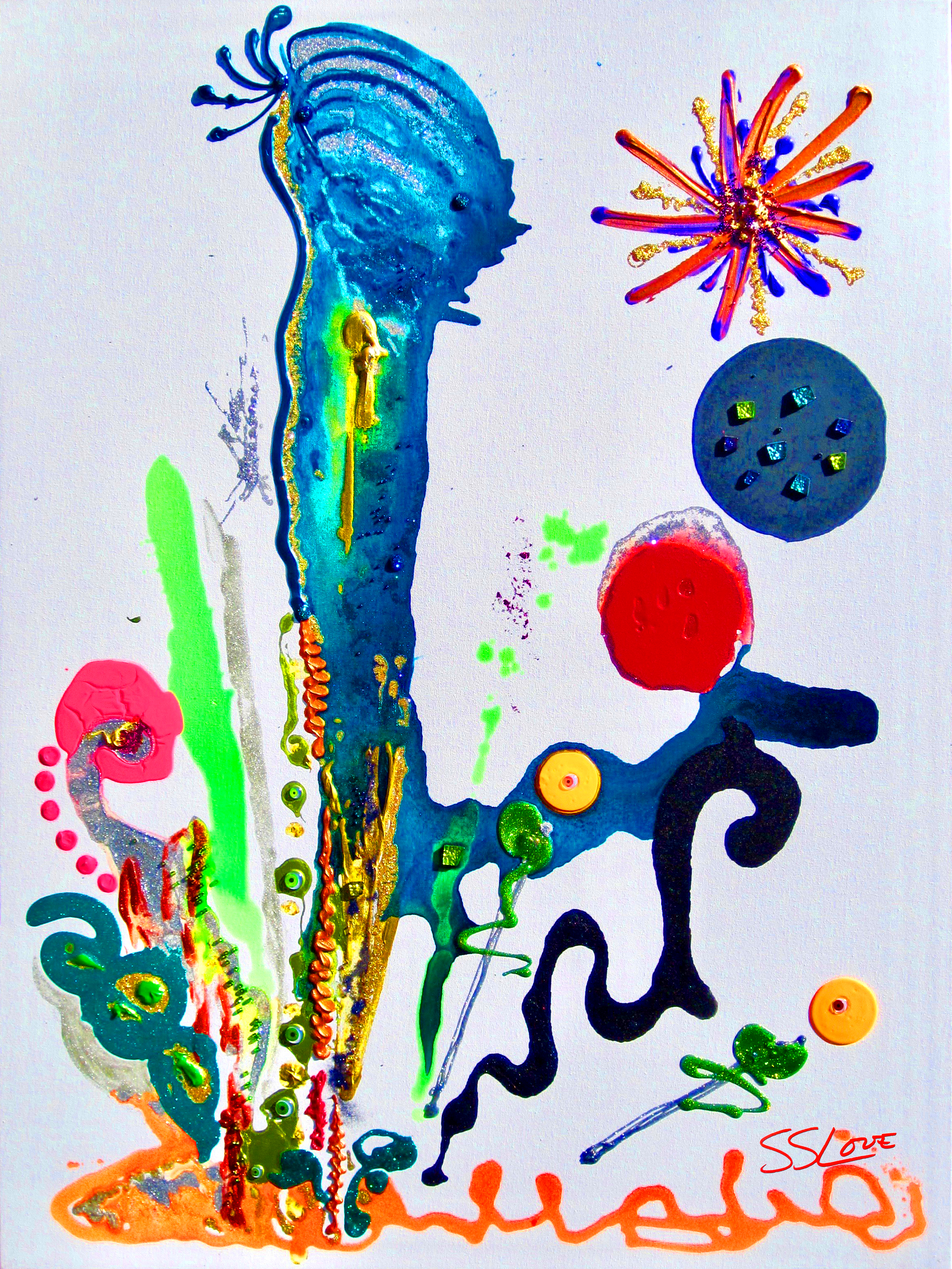 Flowers 421 SS Love 36x48