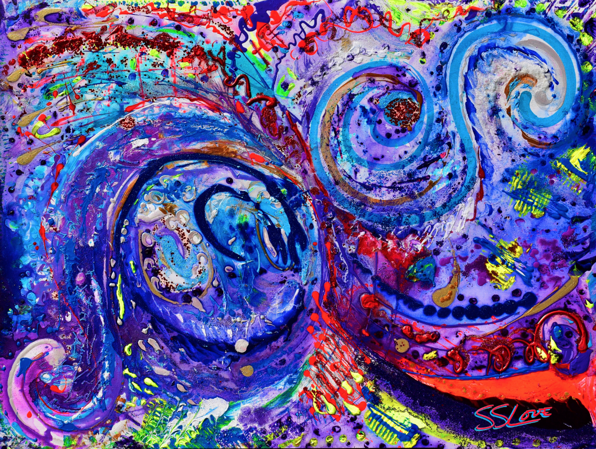 Girl Kisses Boy ~ SS Love 48x36