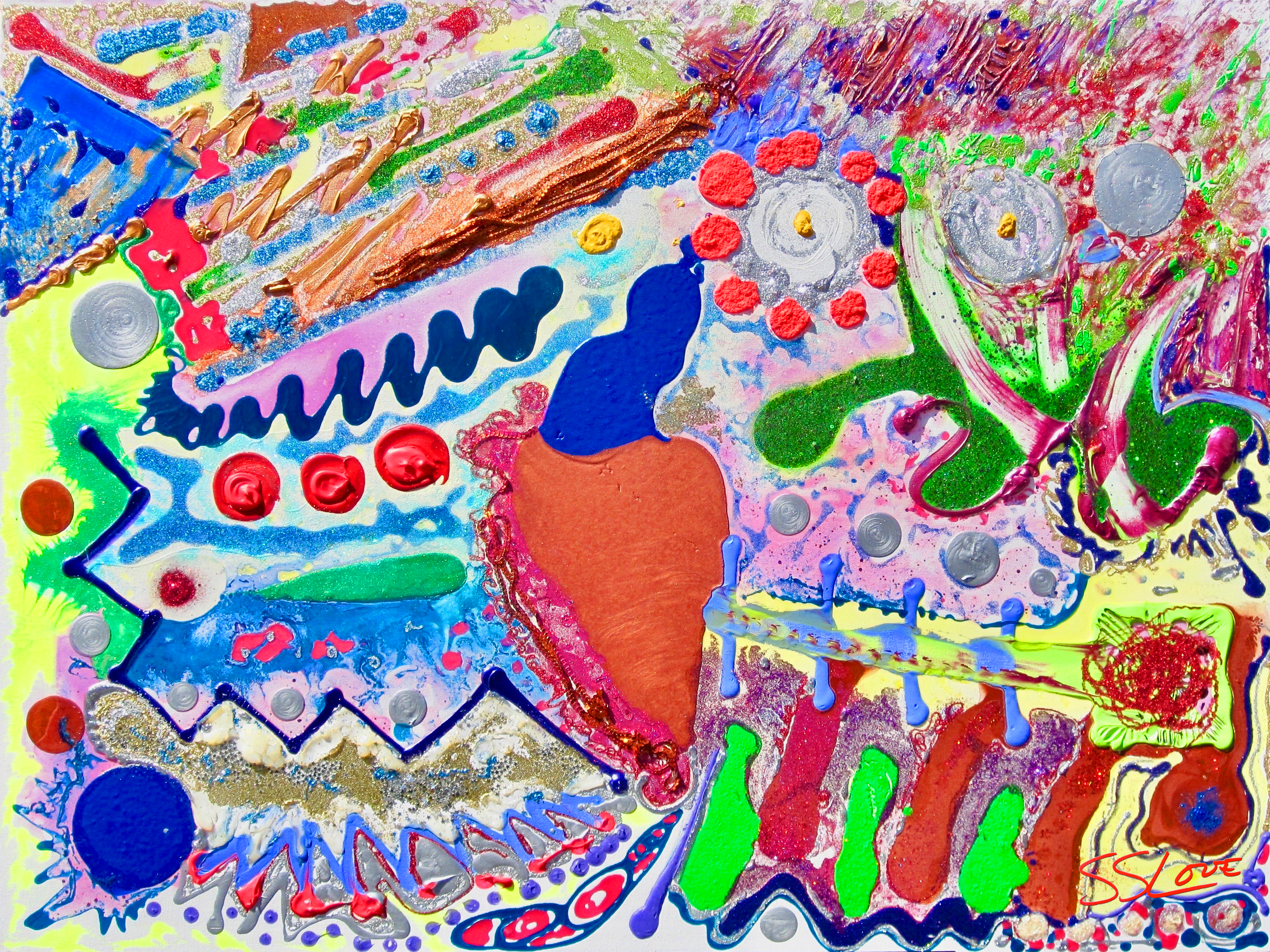 Red Hot Chili Pepper ~ SS Love 48x36