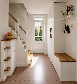 entrée fonctionnelle avec multi rangements