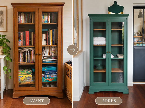 avant-apres-armoire-vitree-vintage