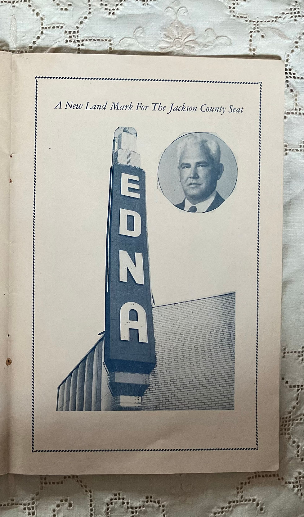 Mr. Long and his new Edna Theatre