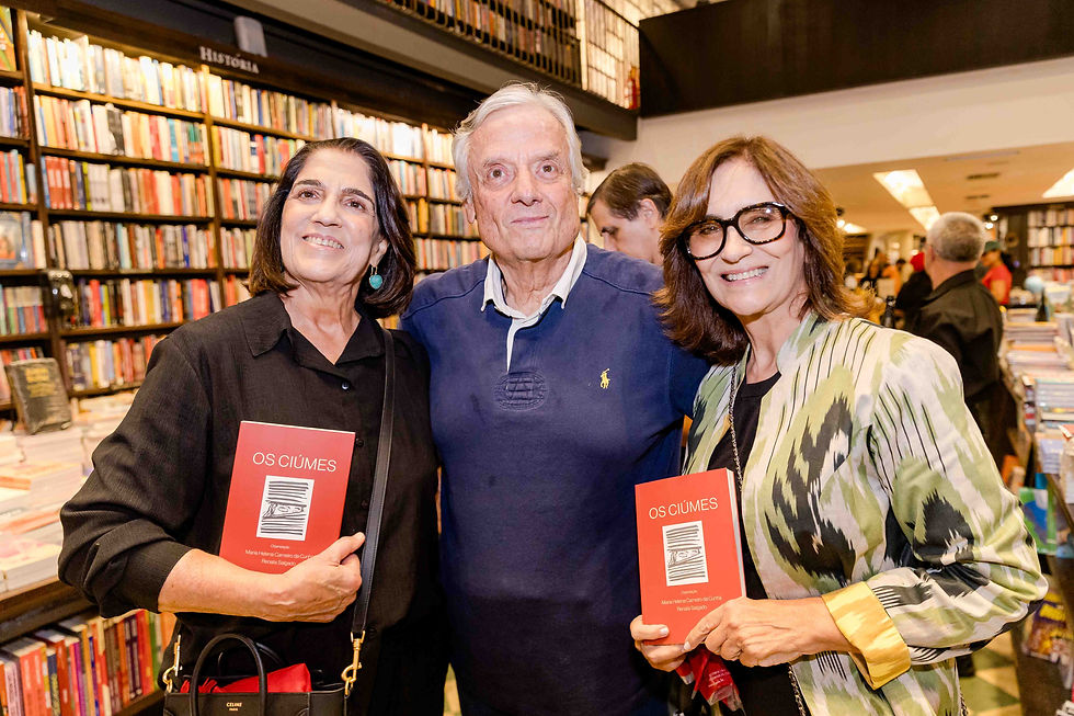 Maria Helena, Carlos Sobral e Katia Leite Barbosa